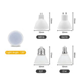 KARWEN Bombillas LED Lamp bulb GU10 MR16 3W 6W LED spotlight 220V LED Downlight Lampara LED light bulb for living room