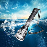 Powerful LED Diving Flashlight Super 8000LM T6/L2 Professional Underwater Torch IP8 Waterproof rating Lamp Using 18650 Battery