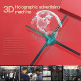3D holographic fan projector advertising display lights 3D hologram  advertising lights decorative commercial promotional lights
