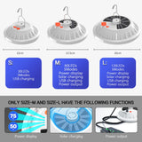 300W Rechargeable LED Bulb Lamp USB Solar Camping Light Hanging Waterproof Tent Light Outdoor Lamp for Camping, Hiking, Outage