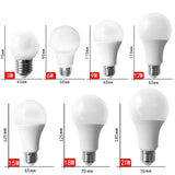 E27 LED bulb AC 220V 230V 240V 21W 18W 15W 12W 9W 6W 3W Lampada LED Spotlight Table lamp Lamps light