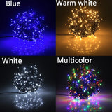 10M 20M 30M 50M 100M Waterproof LED String Lights 24V EU US Outdoor Garland for Christmas Trees Xmas Party Wedding Decoration