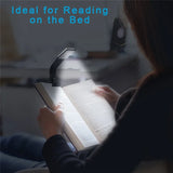 Portable LED Reading Book Light With Detachable Flexible Clip USB Rechargeable Lamp For Kindle eBook Readers