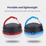 1/2PCS Camping Light Portable Lanterns Hanging Lamp Emergency Light With Magnet For Outdoor Work Tent Hiking Lighting Flashlight