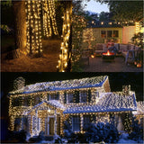 200Ｍ Christmas Lights Outdoor Fairy Lights Led Waterproof Garden Tree Decoration Garland String Holiday Decoration For Navid