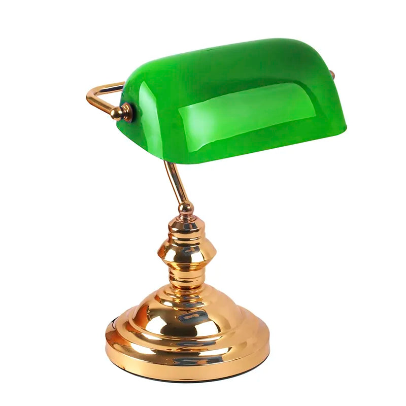 Green Glassbankers Bright Lamp Cover Bankers Lamp Glass Shade Cased Replacement Lampshade