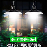 Solar Pendant Light 1 Drag 1/1 Drag 2 Led Solar Powered Lamp with Remote Control Chandelier Camping Outdoor Garden Hanging Light