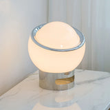 New Creative Protein Ball Table Lamp Milk Glass Night Light Home Atmosphere Decor Living Room Bedroom Bedside Studio Desk Lamps
