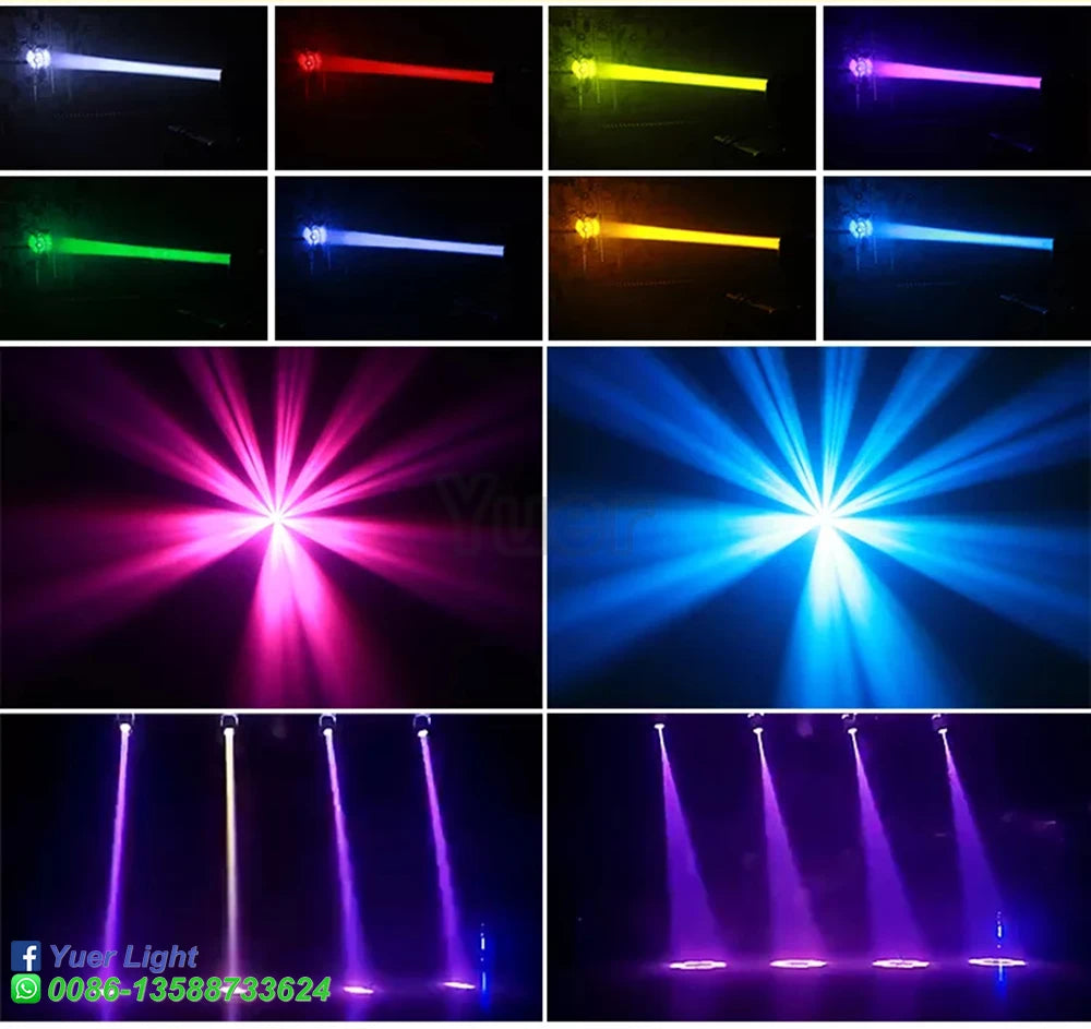 New 100W LED Moving Head Stage Effect Lighting For Dj Disco Night Club Wedding Beam Spot Sharpy DMX Sound Modes Fixture