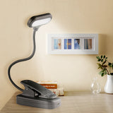 Mini LED Clamp Lamp Battery Powered Bookmarks Portable Light Reading Bedside Table Nightstand Decorative Book Children For Night
