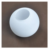 White Glass Lamp Shade, Milky Globe Lampshades Fitting Lamp, D10cm D12cm D15cm D20cm D25cm Round Light Cover, Pantalla Lampara