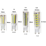 Mini G9 LED Bulbs Light Ceramic Lamp 220V 110V 7W 9W 12W 18W 20W 24W 2835 SMD Replace 100W Halogen Lamps Bright For Home Decor