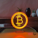 Custom Neon Sign Bitcoin Led Signs Funny Wall Decor for Bedroom Home Bar Cafe Store Game Room Garden Neon Gift Light