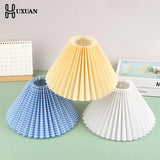 Pleated Lampshade Light Cover Japanese Style Fabric Table Lamp Ceiling Decor Lamp Covers Shades Lighting Accessorie