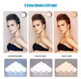 LED Detachable Bulbs Professional Makeup Mirror Lamp USB Power Cosmetic Mirror Light Hollywood Dressing Table Vanity Lights