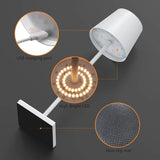 Portable LED Charging Desk Lamp Eye Protection Night Lamp Waterproof Touch Switch Dimming Nordic Desk Lamp