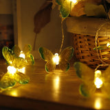 3m 20 Butterfly LED Sring Light Holiday Lighting LED String Light Multi-color Atmosphere Light for Christmas Decorations